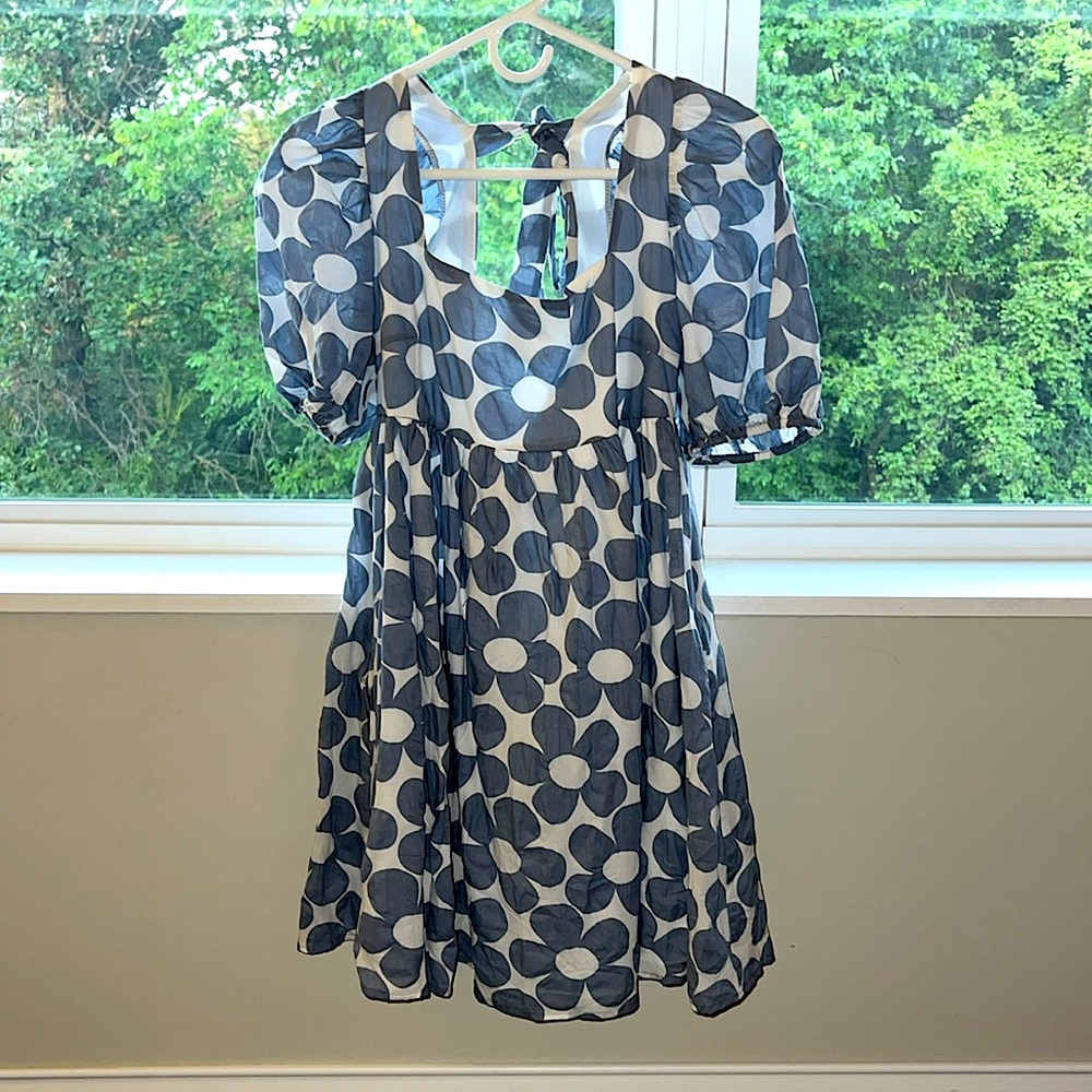 Altar’d State Puff Sleeve Babydoll Dress